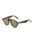 Christopher Semi-shield Tortoiseshell Acetate