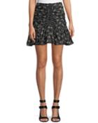 Amelia Ruched Floral Lace-up