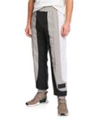 Men's Colorblock Nylon Track Pants