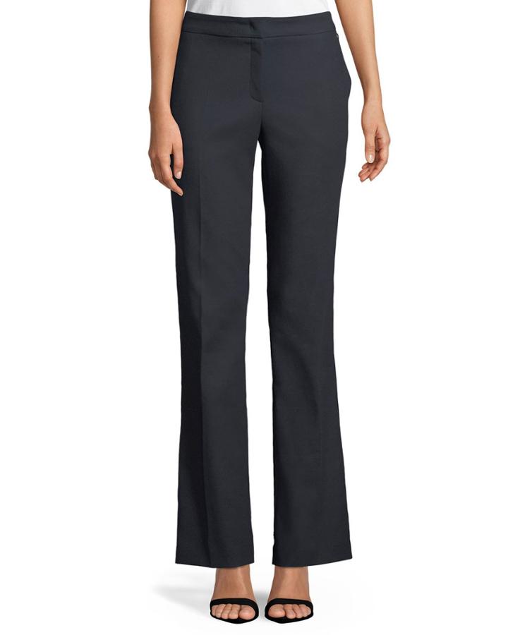 Tsegana Boot-cut Cotton Twill Pants