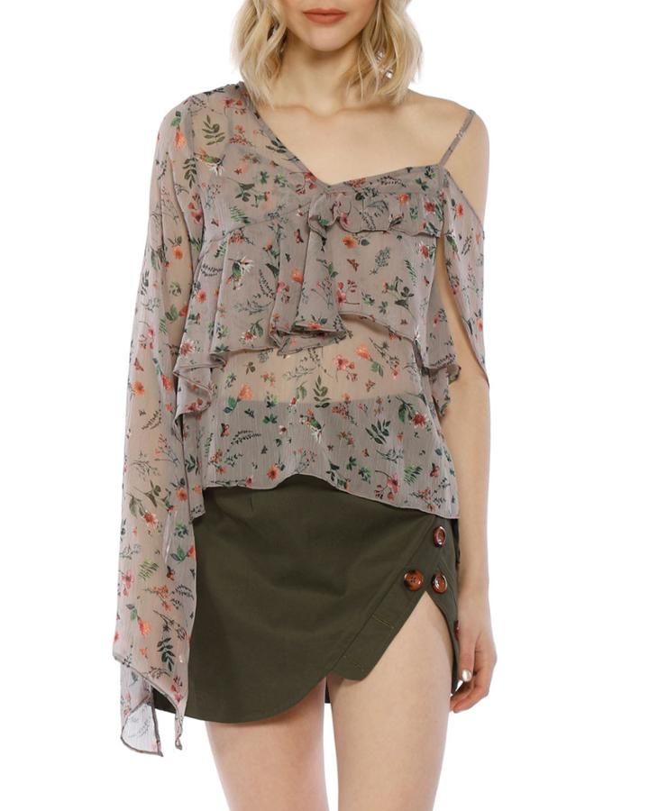 Aubrey Single-sleeve Floral