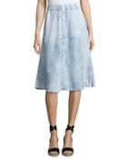 Scaler Denim-style A-line Skirt,