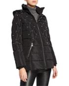 Pearl-studded Puffer Jacket