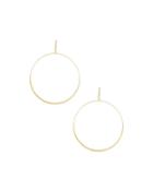 La Bangle Large Gloss Hoop Earrings