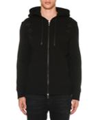 Men's Military Star Zip-front Hoodie