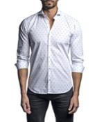 Men's Semi-fitted Stars Long-sleeve Woven