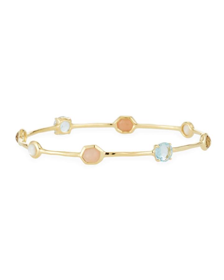 18k Rock Candy 8-stone Bangle In Silk Road Dream
