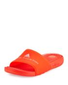Recovery Molded Slide Sandals, Coral Red