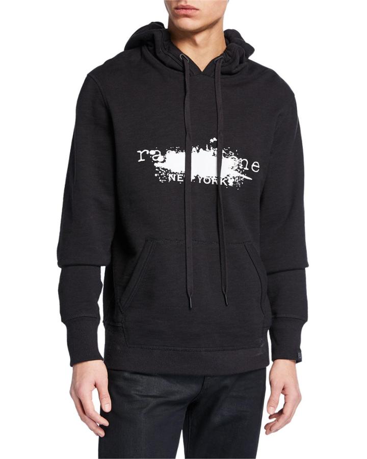 Men's Exclusive Paint Splatter Graphic Hoodie