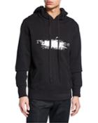 Men's Exclusive Paint Splatter Graphic Hoodie
