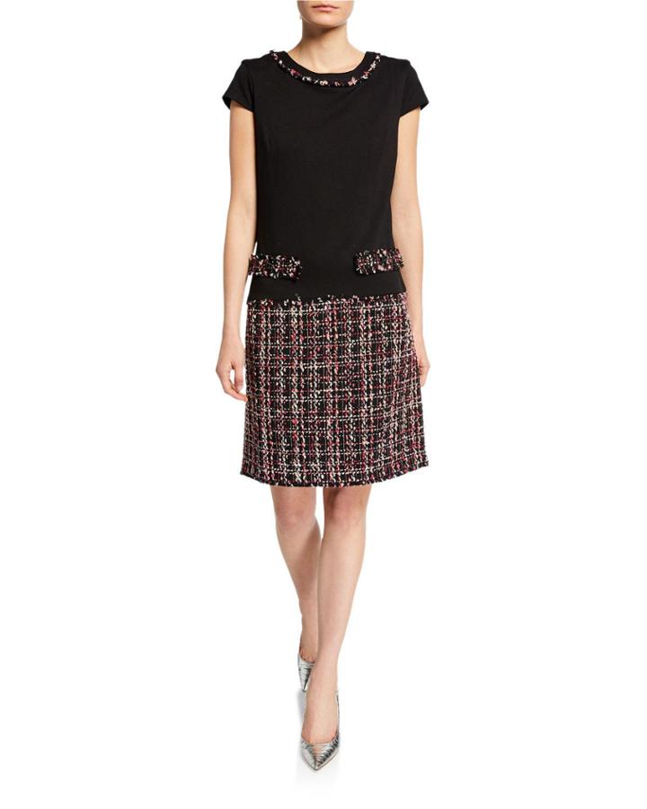 Ponte & Tweed Dress