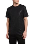 Men's Foil-pattern Crewneck T-shirt