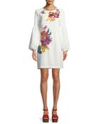 Floral Balloon-sleeve