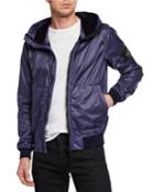 Men's Zip-front Hooded Jacket