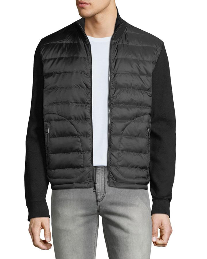 Men's Hybrid Lightweight Full-zip Jacket