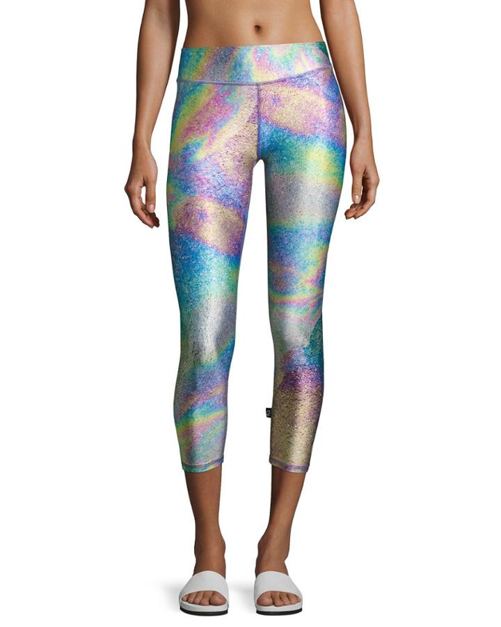 Tall Band Capri Performance Leggings,