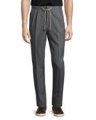 Pleated-front Leisure-fit Pants