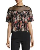 Rosewood Floral-print Top