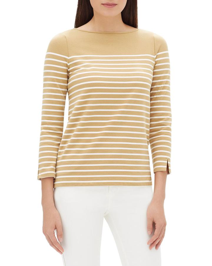 Wes Boat-neck 3/4-sleeve Breton