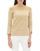 Wes Boat-neck 3/4-sleeve Breton