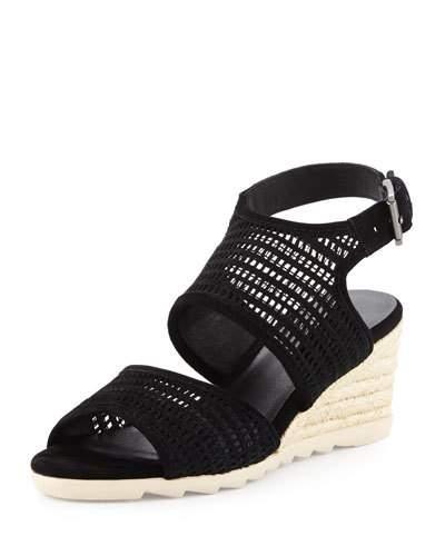 Whisper Mesh Suede Wedge