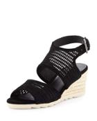 Whisper Mesh Suede Wedge