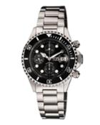 Men's 43mm Wall Street Chronograph Watch W/ Bracelet, Black/steel