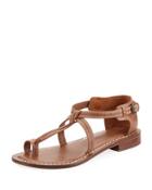Trina Buckled Low Flat Sandal,