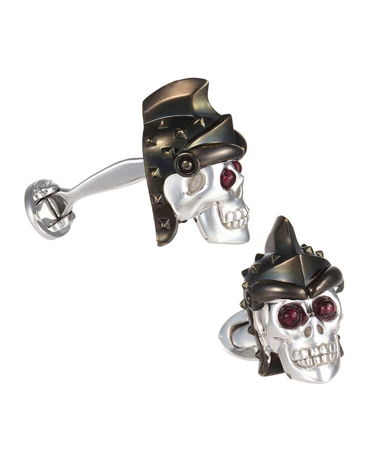 Skull Head With Helmet Cuff