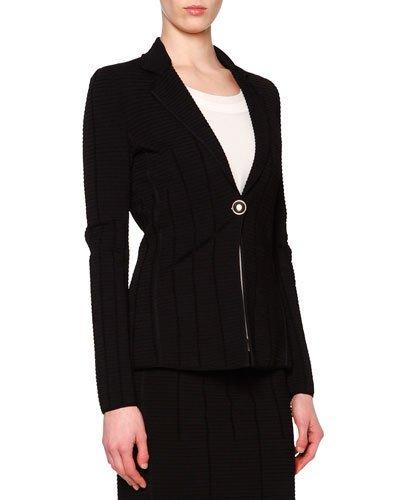Ottoman Seamed One-button Jacket