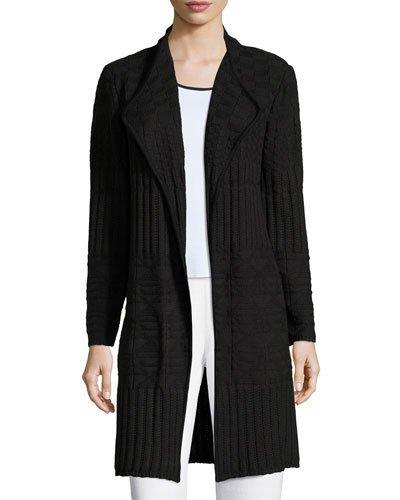 37l Open-front Jacket, Black