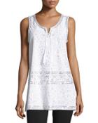 Silver-sequined Tank,