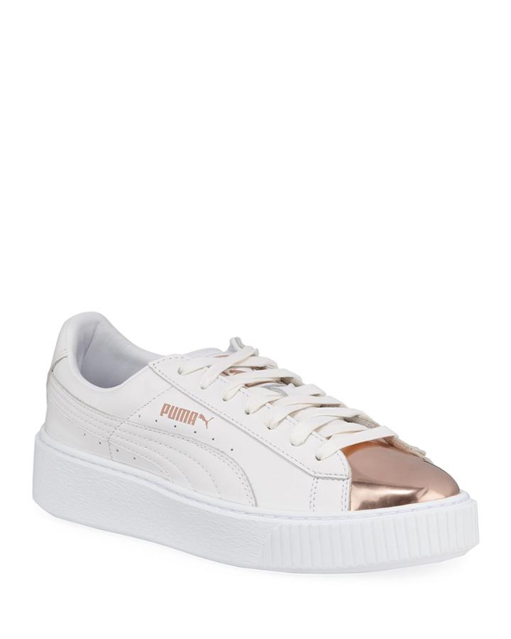 Basket Metallic Low-top Platform