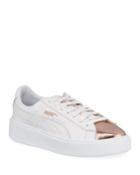 Basket Metallic Low-top Platform