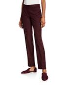 Stretch-wool Slim-leg Pants,