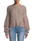 Roman Chunky Marled-knit