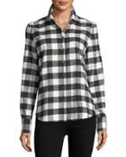 Long-sleeve Cotton Plaid