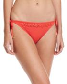 Euro Beaded Tie-side Swim Bikini Bottom