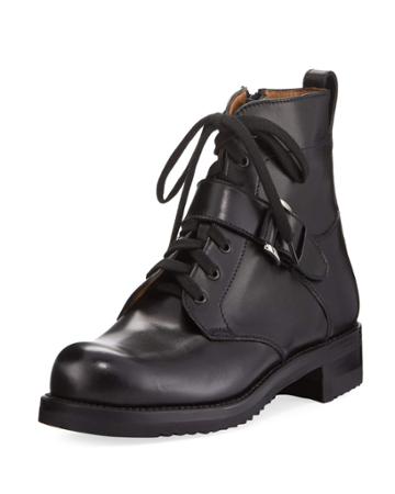 Lace-up Leather
