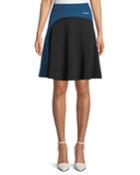 Flippy Back-zip A-line Jersey Knee-length