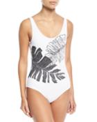 Kelly Jungle-life Scoop-neck One-piece