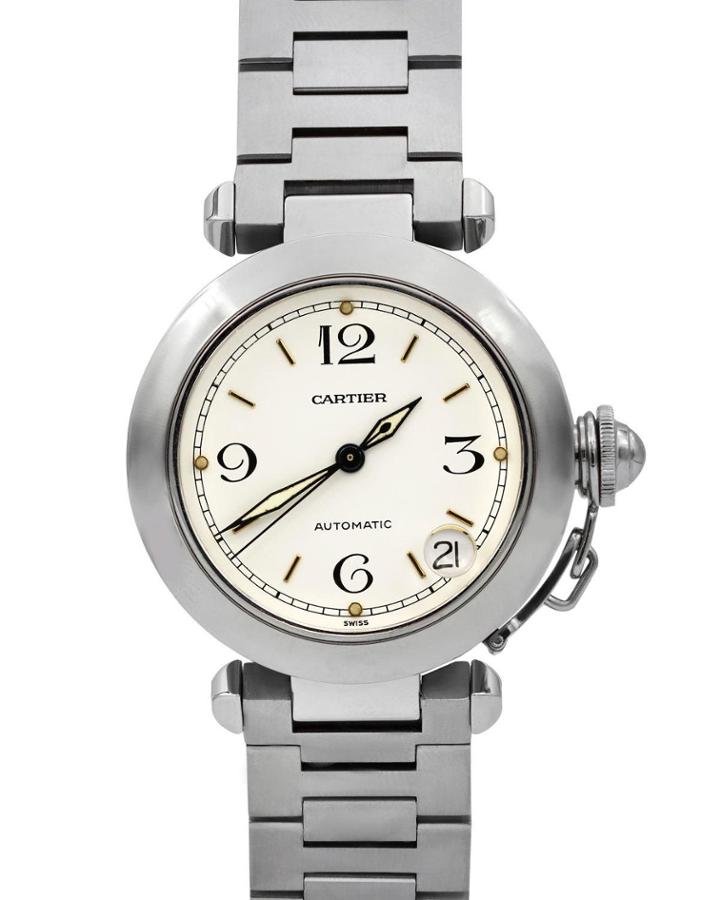 Pre-owned Men's 35mm Pasha De Cartier Automatic Watch