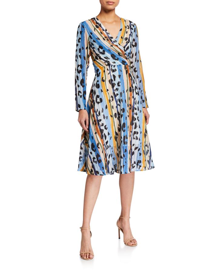 Juliet Faux-wrap Printed