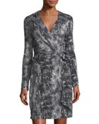 Snake Wrap Dress With Hardwa