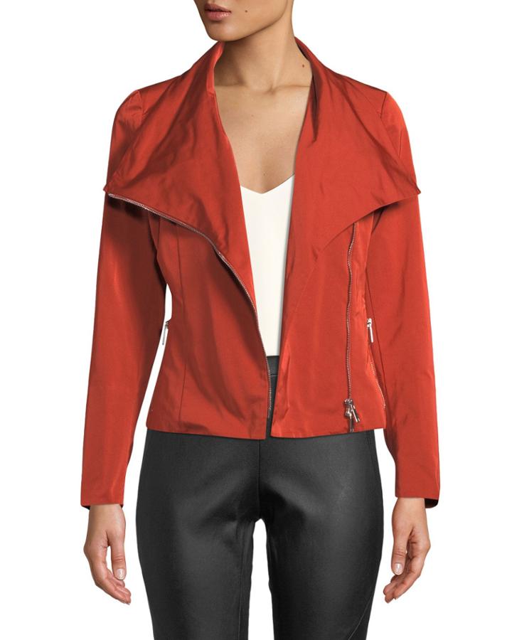 Cyrilla Cropped Zip-front