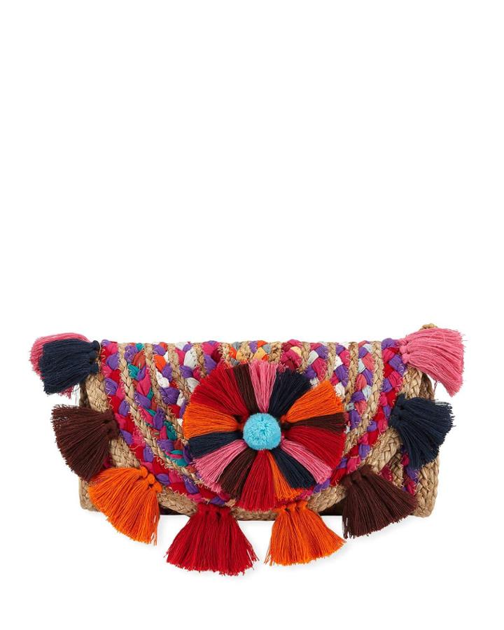 Everett Circus By Sam Edelman Tassel & Ribbon Weave Crossbody Bag