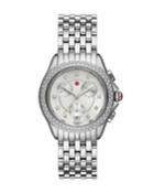37mm Belmore Bracelet Chronograph Watch W/ Diamonds