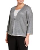 Plus Size Overboard Cardigan