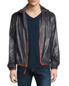 Harrington Water-resistant Jacket, Gray Pattern