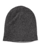 Reversible Soft Knit Beanie Hat